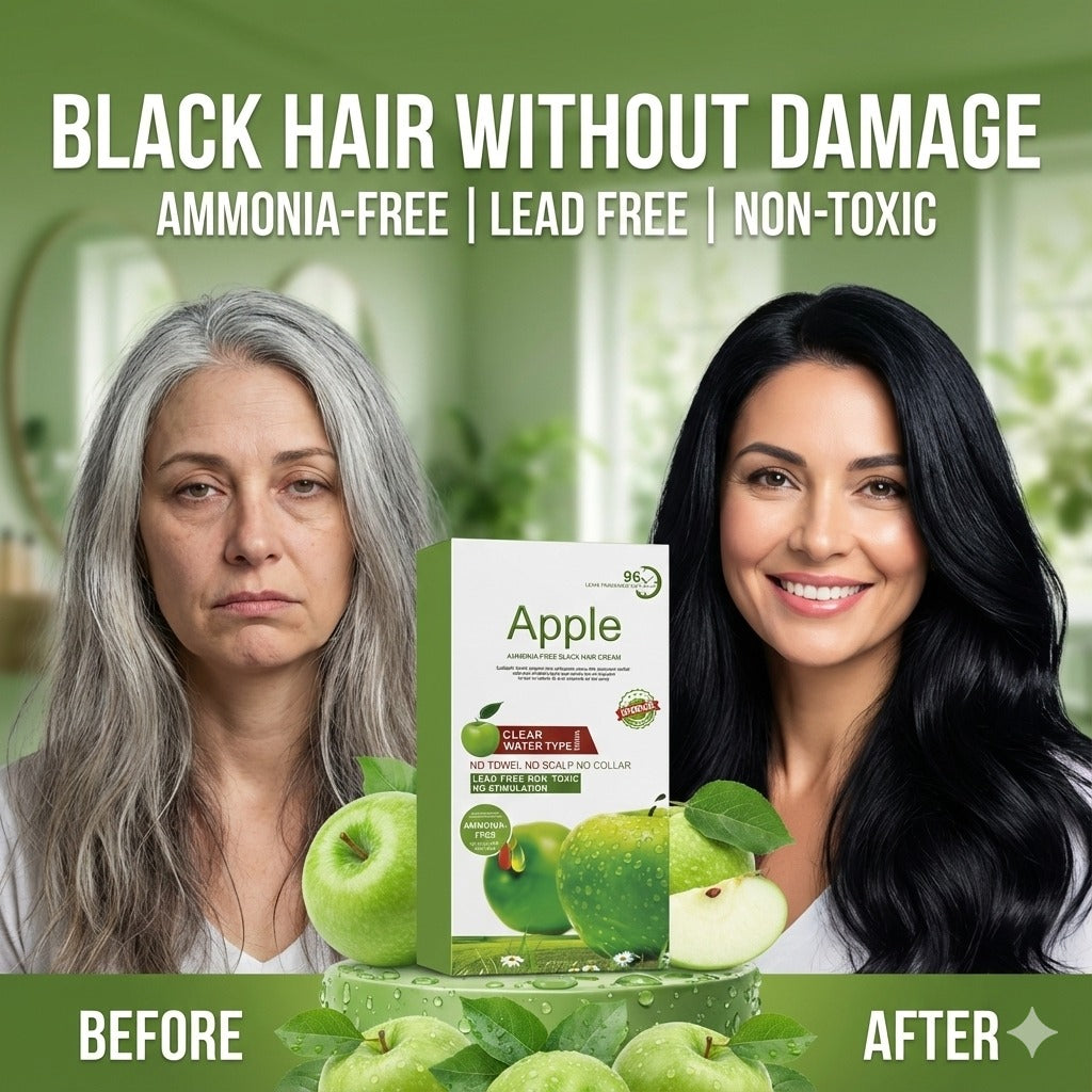 Original Apple Ammonia-Free Hair Color Cream – Organic, (1000ML)