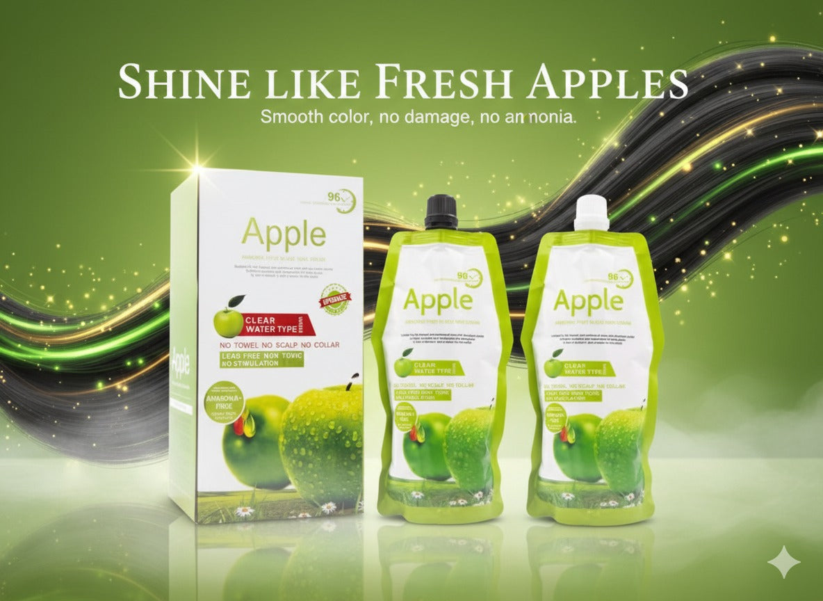 Original Apple Ammonia-Free Hair Color Cream – Organic, (1000ML)